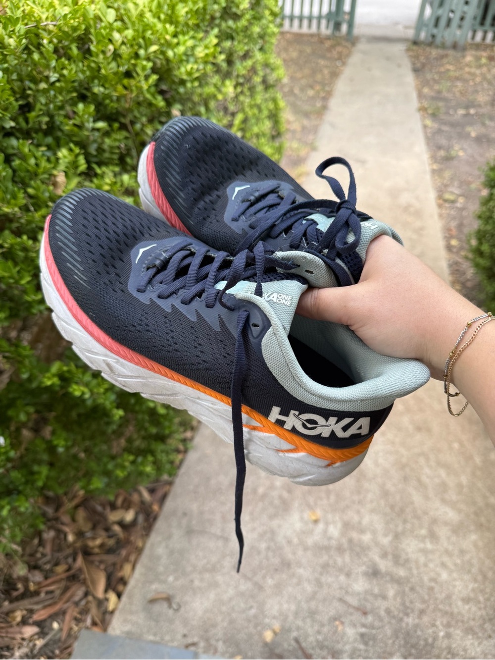 Hoka Clifton 7s Navy Running Shoes